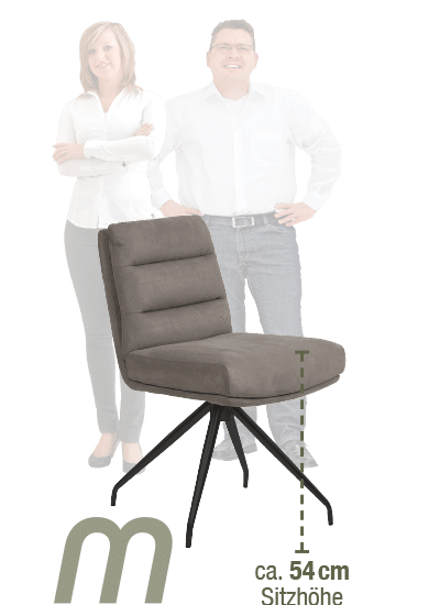 L T1-Stuhl mit einer Sitzhöhe von ca. 54 cm