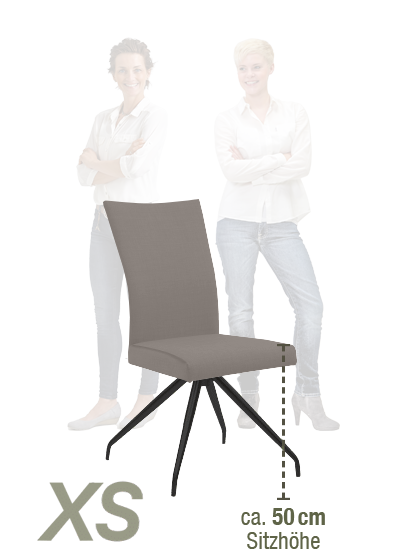 S T2-Stuhl mit einer Sitzhöhe von ca. 50 cm